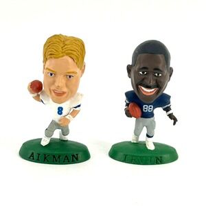 Vintage 1997 Corinthian NFL Headliners Troy Aikman Michael Irvin Cowboys Figures